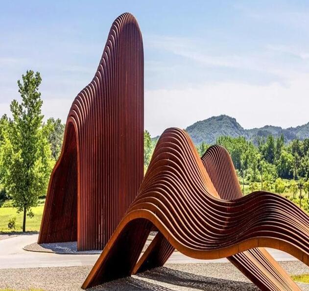 蛟河锈钢板造型