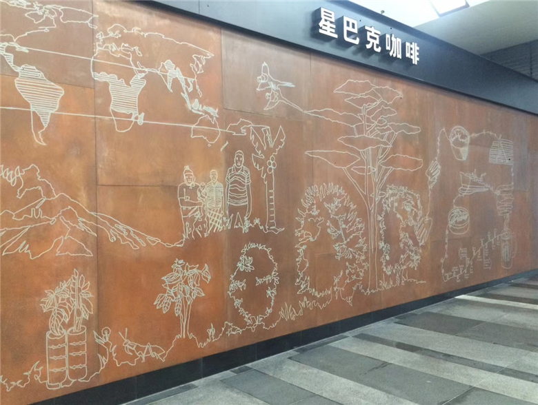 蛟河耐候钢幕墙